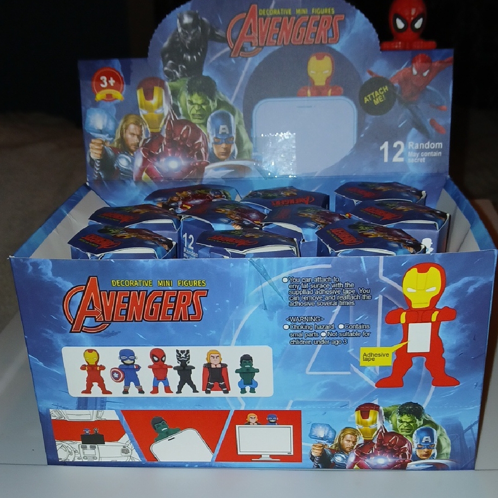 Marvel Avengers Mini Figure Hippers 10pcs. $10/piece Or Can Price For Entire Box